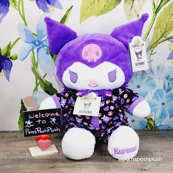 Build A Bear Sanrio 16" KUROMI, BAKU Mini 8" Hello Kitty Sleeper Plush Christmas - Picture 13 of 16